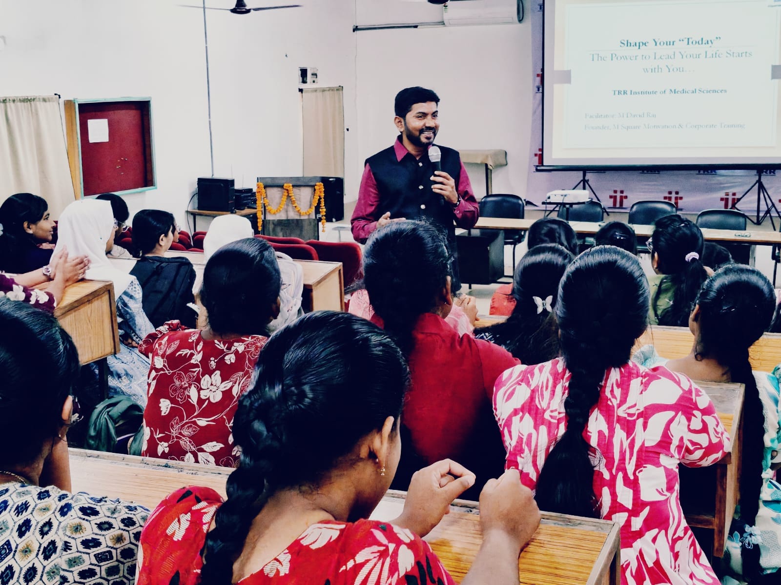 Inspiring New MBBS Students at TRR Institute with One-Day Training on Time Management, Confidence, and Stress Management