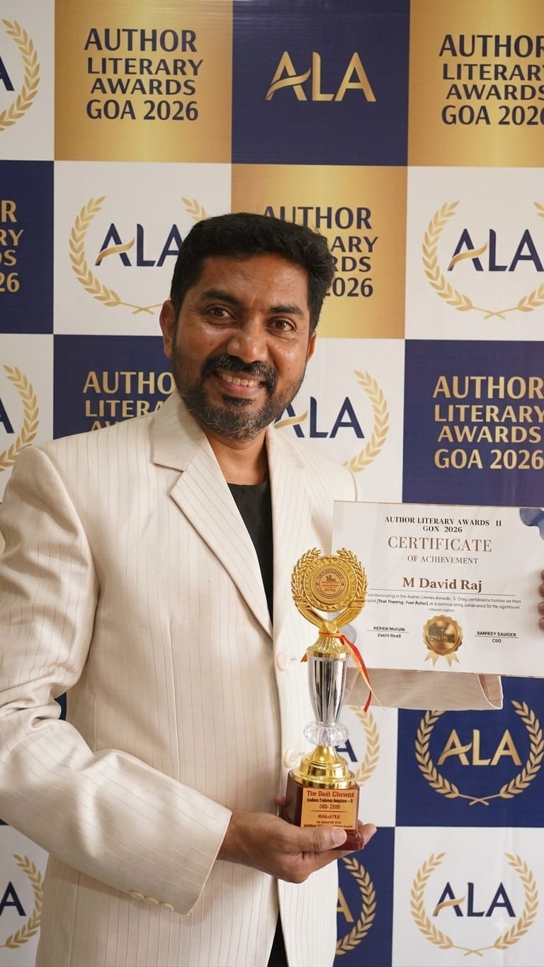 M David Raj Wins Author Literary Award for Your Fluency, Your Rules — Speak for Success.
