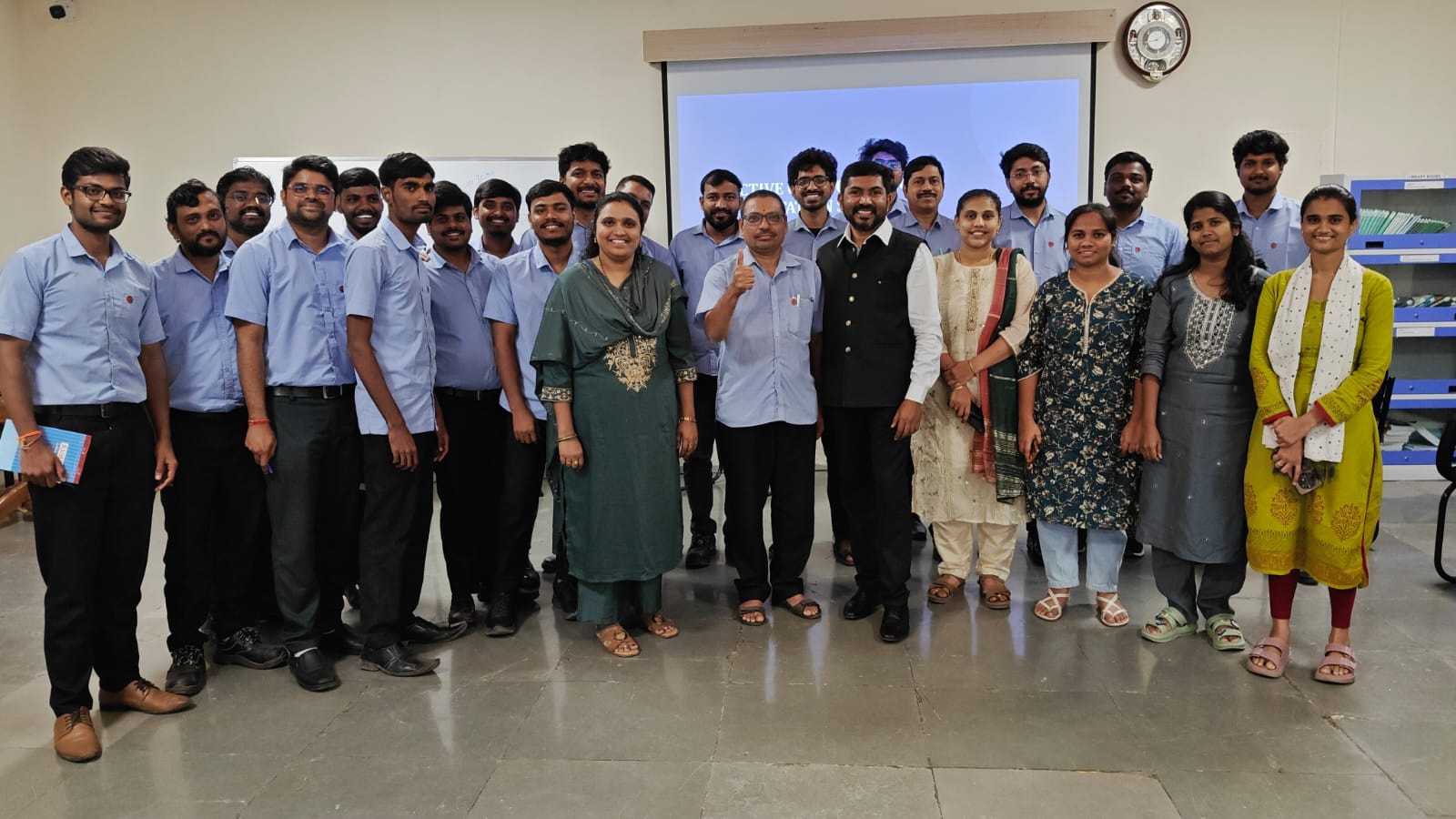 Corporate communication workshop participants at Thermopads Hyderabad