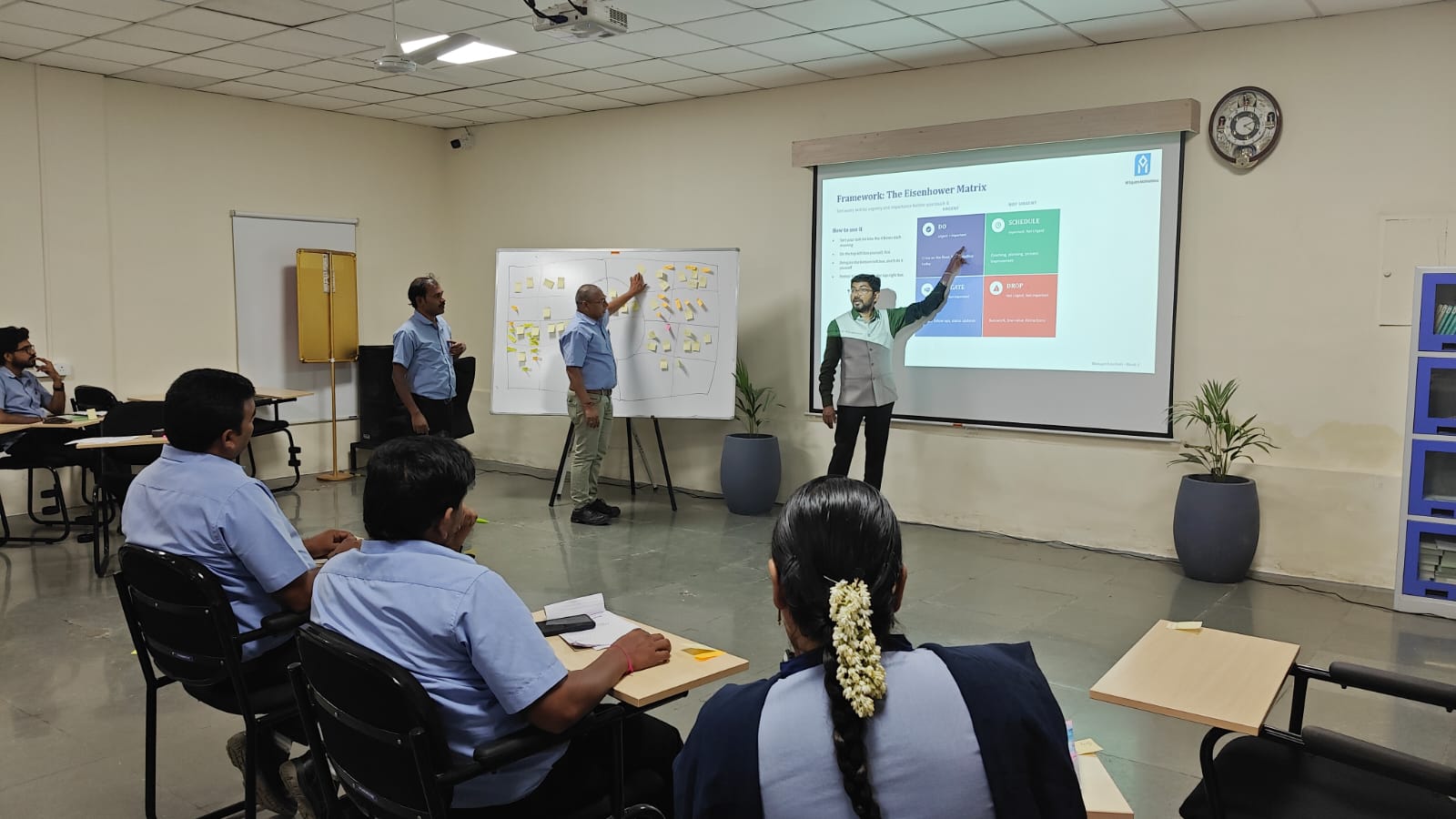 M David Raj conducting Manager Essentials training at Thermopads