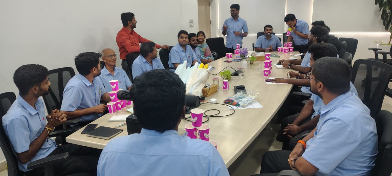 M David Raj facilitating a corporate leadership strategy session at Thermo Cables