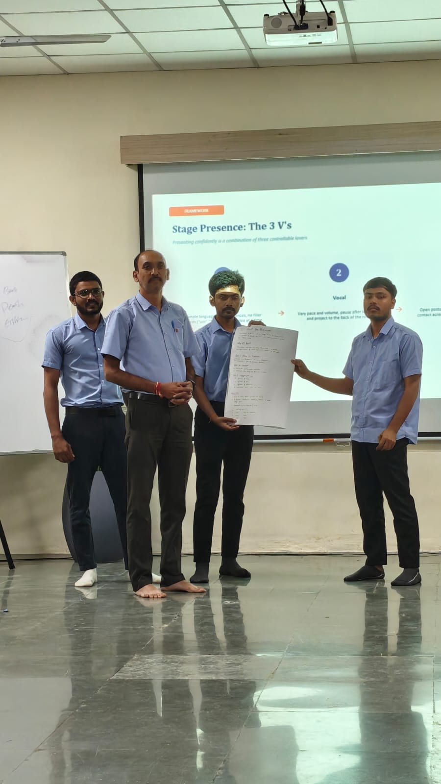 Thermopads supervisors analyzing workplace productivity structures