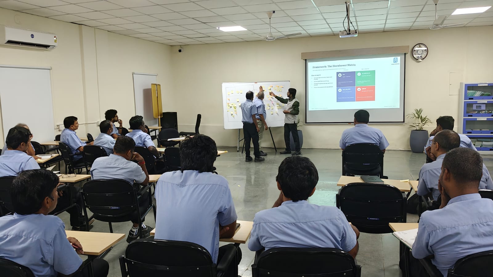 Time Management training session for Thermopads managers